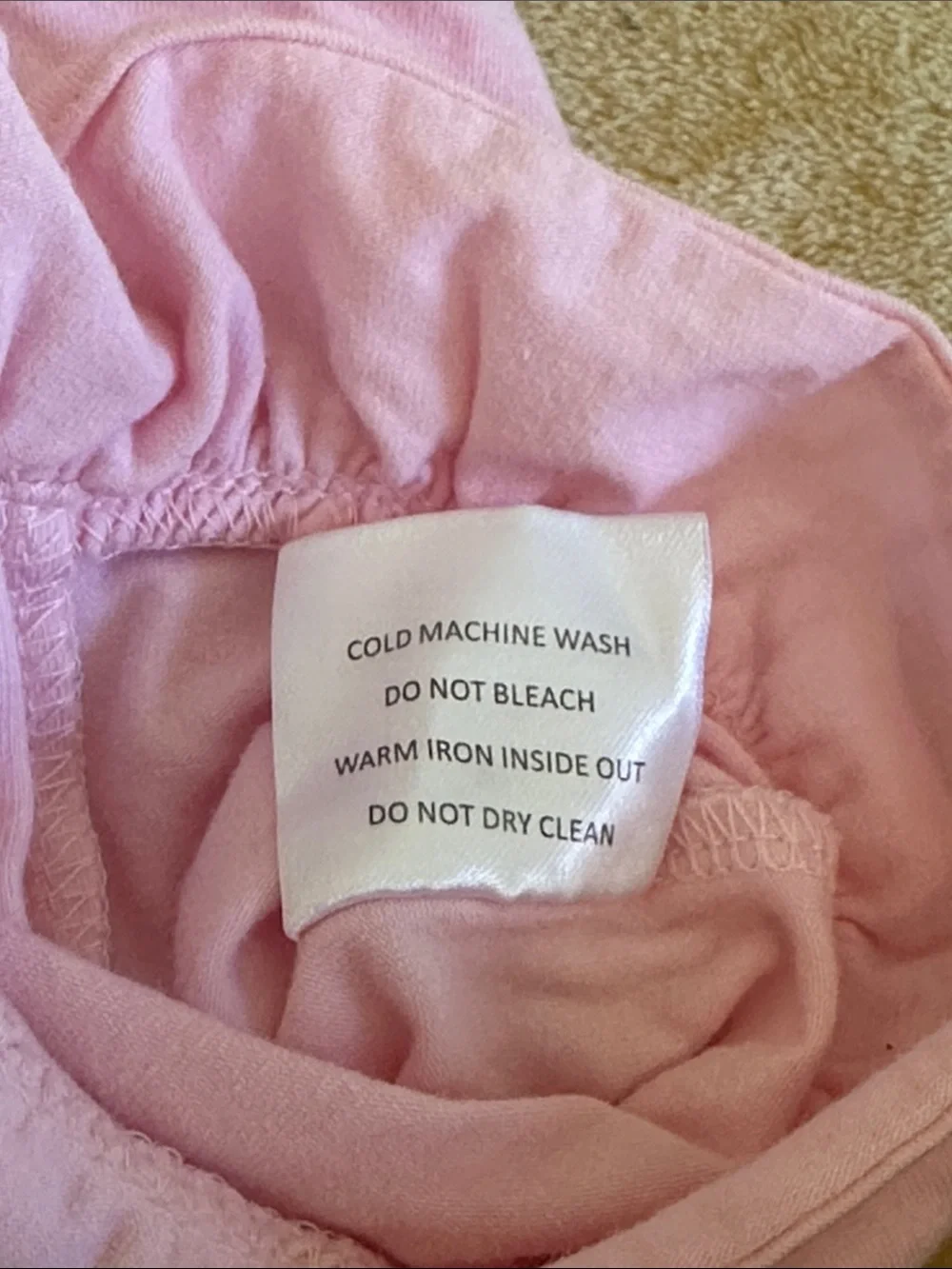 Pink Baby One-Piece Romper with Ghost Applique EUC